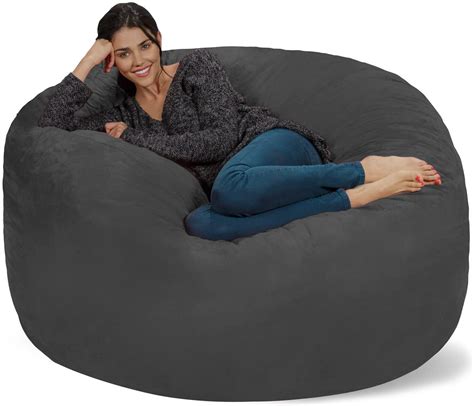 bean bag with filled beans  Simply cut the corner of the plastic bag, pour the bean bag filler into your bean bag cover, and say goodbye to your flat bean bag