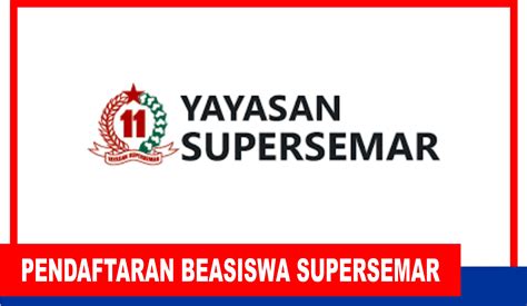 beasiswa supersemar itera Beasiswa Supersemar diberikan kepada mahasiswa dengan persyaratan sebagai berikut: Memiliki prestasi akademik yang baik, minimal Indeks Prestasi 2,50; Minimal telah duduk pada semester 3 dan maksimal pada semester 10; Rajin dan berkelakuan baik; Berasal dari keluarga yang tergolong kurang mampu;Beasiswa Supersemar