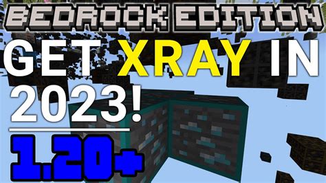 bedrock x ray texture pack 