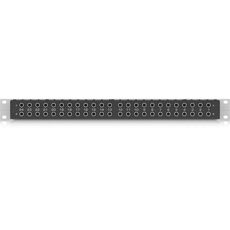 behringer patchbay template Behringer PX3000 Ultrapatch Pro Patchbay Overview