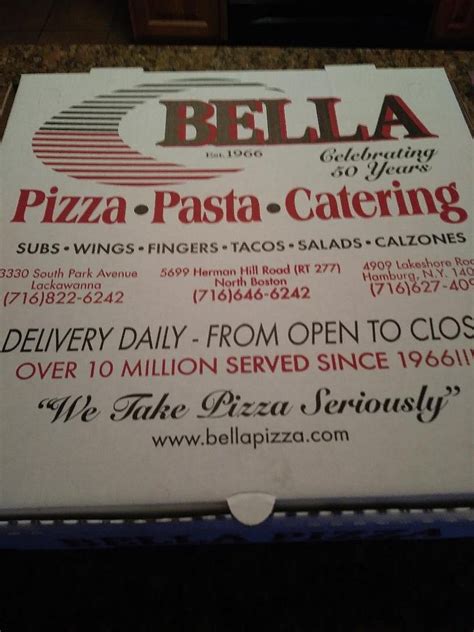 bella pizza lackawanna menu  Menu