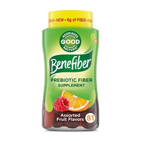 benefiber prebiotic fiber supplement gummies  I do not recommend it