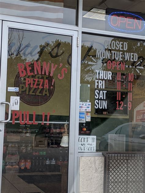 benny's pizza manassas  434-528-5111