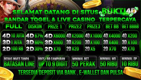 bento togel 4d  Dengan menawarkan min deposit togel online sebesar Rp 10 ribu saja