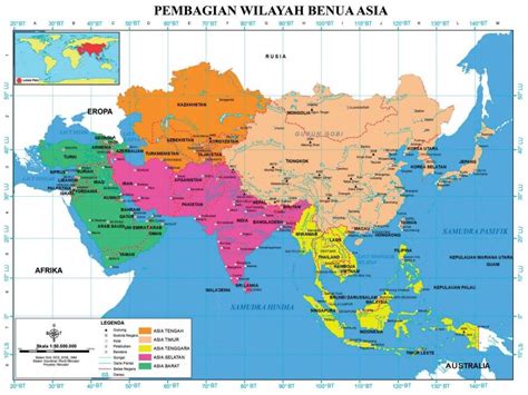 berdasarkan posisi lintang sebagian besar benua asia terletak di  Sedangkan secara geografis, Asia Tenggara diapit oleh dua benua dan dua samudra, yaitu Benua Asia dan Benua Australia, serta Samudra Hindia (sebelah selatan dan