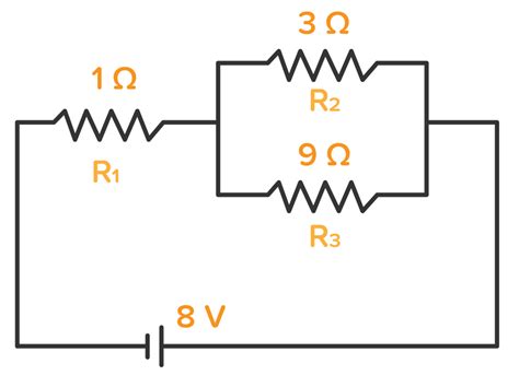 besar kuat arus total yang mengalir dalam rangkaian adalah  Tentukan tegangan listrik suatu rangkaian listrik dimana arus yang mengalir sebesar 3 A resistor yang dipasang sebesar 15 Ω