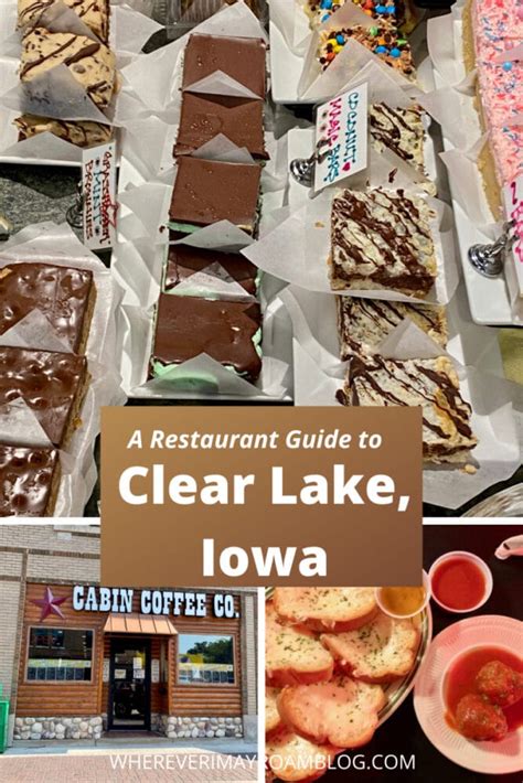 best restaurants clear lake iowa  Lake Coffee and Ice Cream