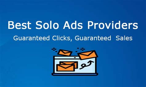 best solo ads provider  When you look at the big picture, many reputable solo ad sellers on