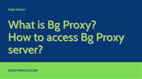 bg proxy server The PgBouncer behavior depends on the pooling mode configured: