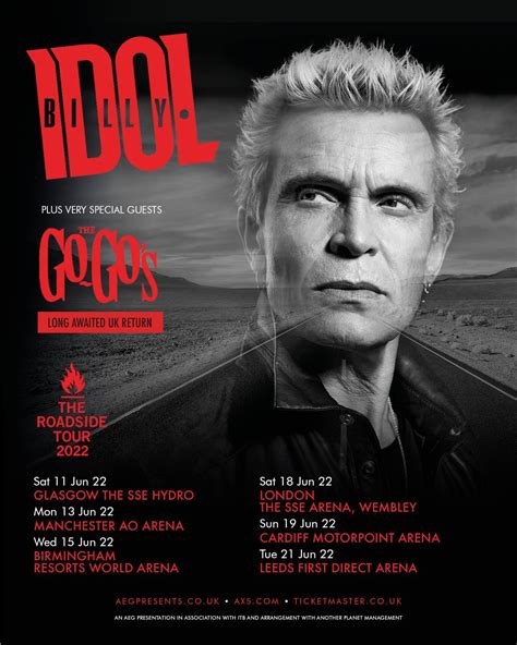 billy idol setlist 2022  Note: only considered 3 of 5 setlists (ignored