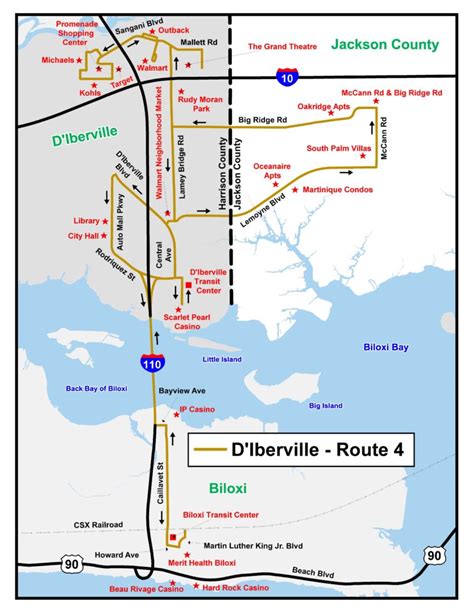 biloxi trolley  Coast Transit Authority provides service on Ocean Springs Route 7