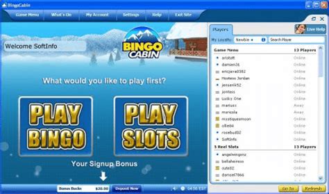 bingo cabin Bingo Cabin is a mobile gambling app and free, downloadable, online casino software (for Microsoft Windows-based PC’s and/or Apple Mac computers) that lets you play online bingo games, slot machine games,