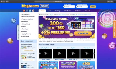 bingocams login  SIGN IN