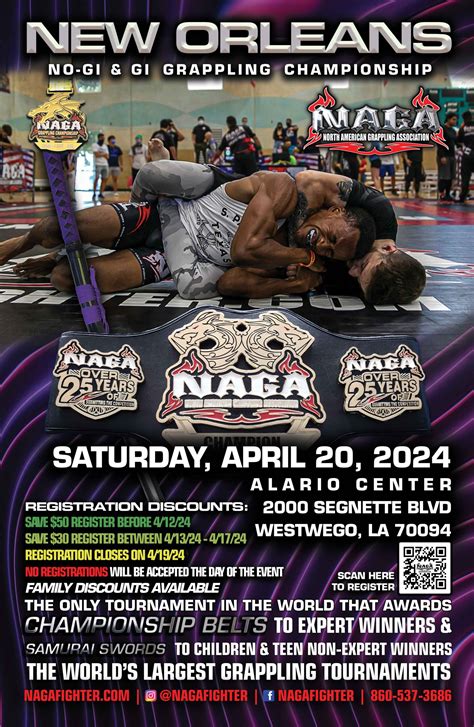 bjj tournaments new orleans The tournament has been moved to the: Tarkanian Basketball Academy