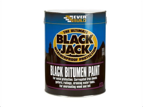 black jack bitumen paint wickes  Everbuild Black Jack 905 All Weather Roof Coating, Black, 5 Litre