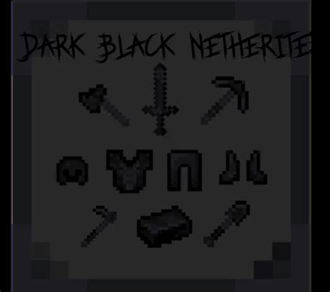 black netherite texture pack 19 Other Texture Pack