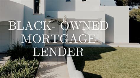 black owned mortgage company  Black Realtors