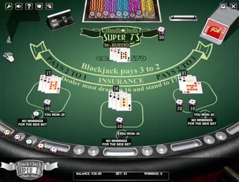 blackjack super 7s multi hand echtgeld  If the value of a hand exceeds 21, that hand is a "bust" and automatically loses