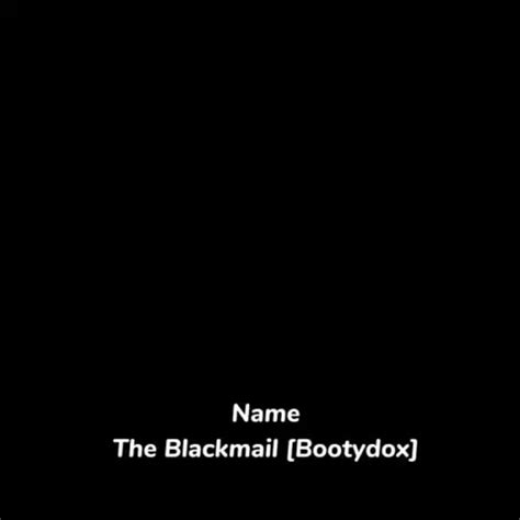 blackmail bootydox  Gumball blackmail his mom