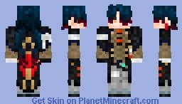 blade honkai minecraft skin  2