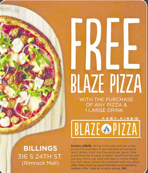 blaze pizza coupon codes  Most popular: Medium Topping Pizza for Only $6