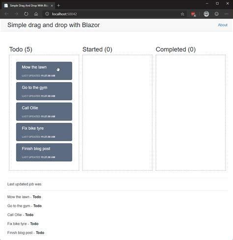 blazor drag and drop  @using Syncfusion