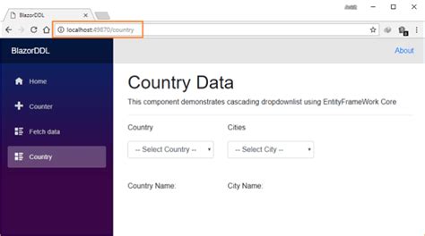 blazor dropdownlist  When the DropDownList input is valid, the form is ready to be submitted