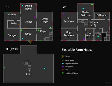 bleasdale farmhouse map  Bleasdale Farmhouse: 23 Hide and seek: Extreme This ghost wants to play a game, you better hide