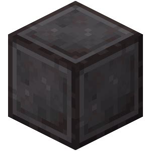 block of netherite  If mined without a pickaxe, the block breaks but