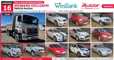 bloemfontein bank repossessed cars Bloemfontein; Vereeniging; Klerksdorp; Cape Town; In addition banks like Wesbank, Absa and Standard Bank are often available on site to discuss car finance