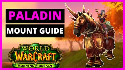 blood elf paladin mount quest 4