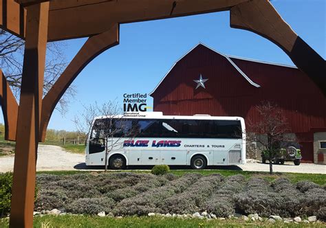 blue lakes charter bus  Small Group of Passengers