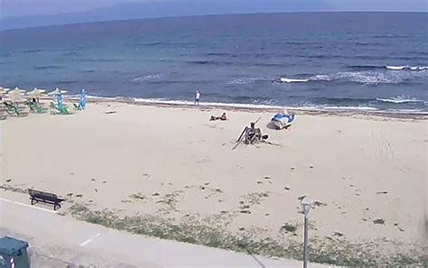 bogorodica kameri live Ostseeblick mit echtem Live-Stream aus luftiger Höhe mit Blick auf den feinen Sandstrand der Lübecker Bucht von der Dachterrasse des Bayside Hotel Scharbeutz