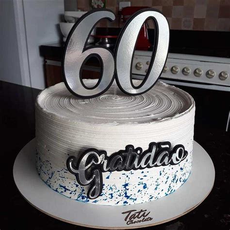 bolo masculino 60 anos 