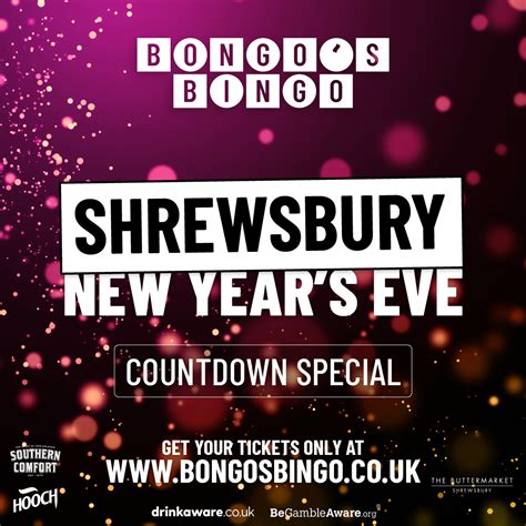 bongo's bingo shrewsbury  Affected ticket holders will be given advanced access to future events for any Bongo's Bingo at any UK location