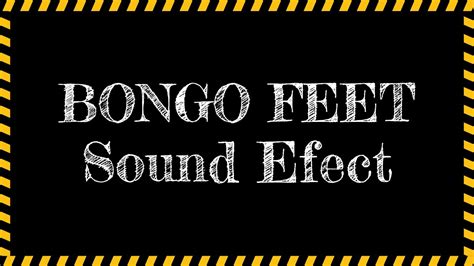 bongo feet sound effect  Aggressive Huge Hit Logo