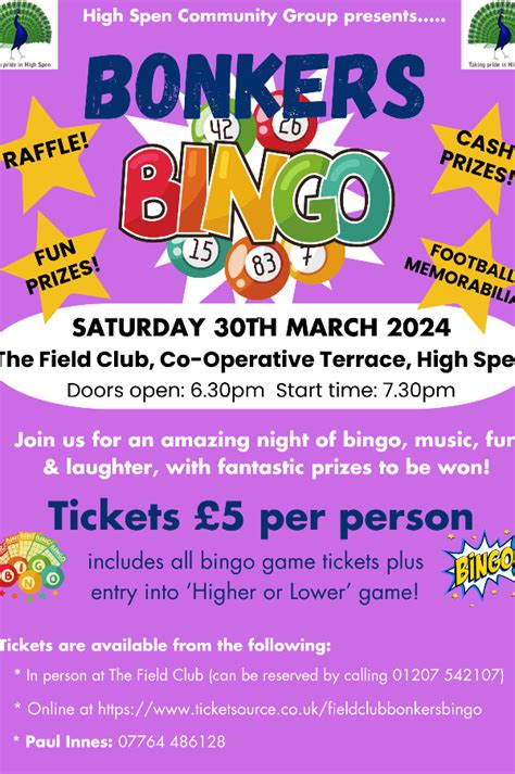 bonkers bingo leeds  Buy tickets for MECCA HULL CLOUGH RD BONKERS BINGO FEAT BOYZ ON BLOCK at Mecca Hull Clough UK