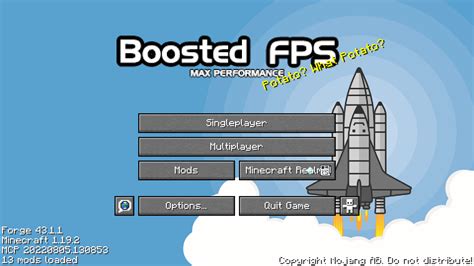 boosted fps modpack ”