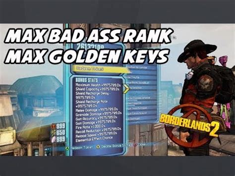 borderlands 2 badass rank editor The thing is, BA rank doesn't really mean anything