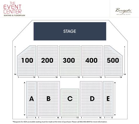 borgata event center seating chart  Ordway performing arts center directions parking visit planOrdway paul st theater moving ton