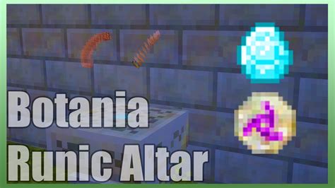 botania runic altar  We also added a new sound muffling tree that can be used in areas that have loud automation (Sheep and Chicken farms)