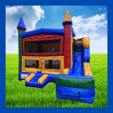 bounce house rentals marble falls  15 x 15 Modular Blank Bounce House Moonwalk