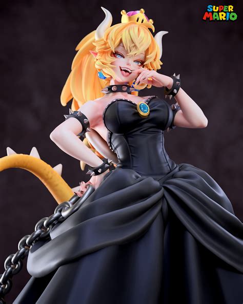 bowsette figure The unofficial figure was made from an official Princess Peach Amiibo from the Super Mario line of the toys