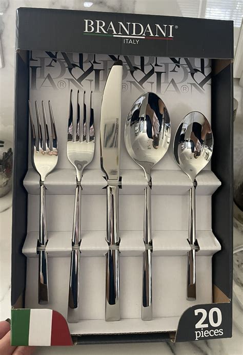 brandani italy flatware set  James Stainless Steel Flatware Set