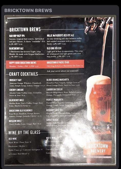 bricktown brewery drink menu  One of the more recent entrants in the beer scene, Mountain Fork Brewery has made quite the name for itself