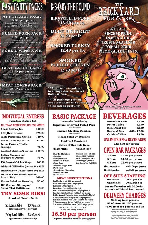 brickyard lewiston menu  Lewiston Tourism Lewiston Hotels Lewiston Bed and Breakfast Lewiston Vacation Rentals Flights to Lewiston Brickyard Pub & BBQ; Things to Do in LewistonTin Pan Alley's pending sale is one of many changes across Ken Bryan and Eric Matthews' four-restaurant footprint