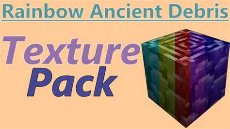 bright ancient debris texture pack  x 9