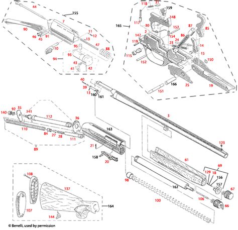 brownells schematics  ETA: The automatic safety linkage is shown in the box next to it - parts 99 & 100