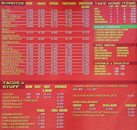 bubba chinos brighton menu  (720) 855-6000