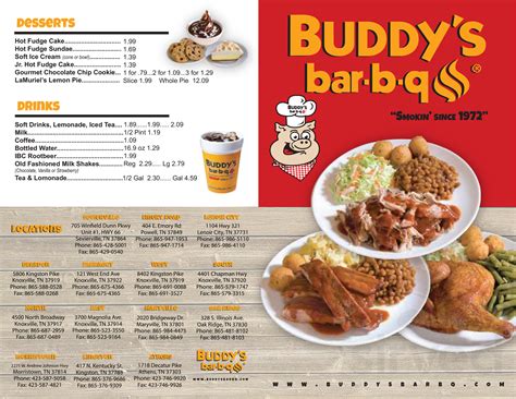 buddy's bar-b-q menu 49 Ribs